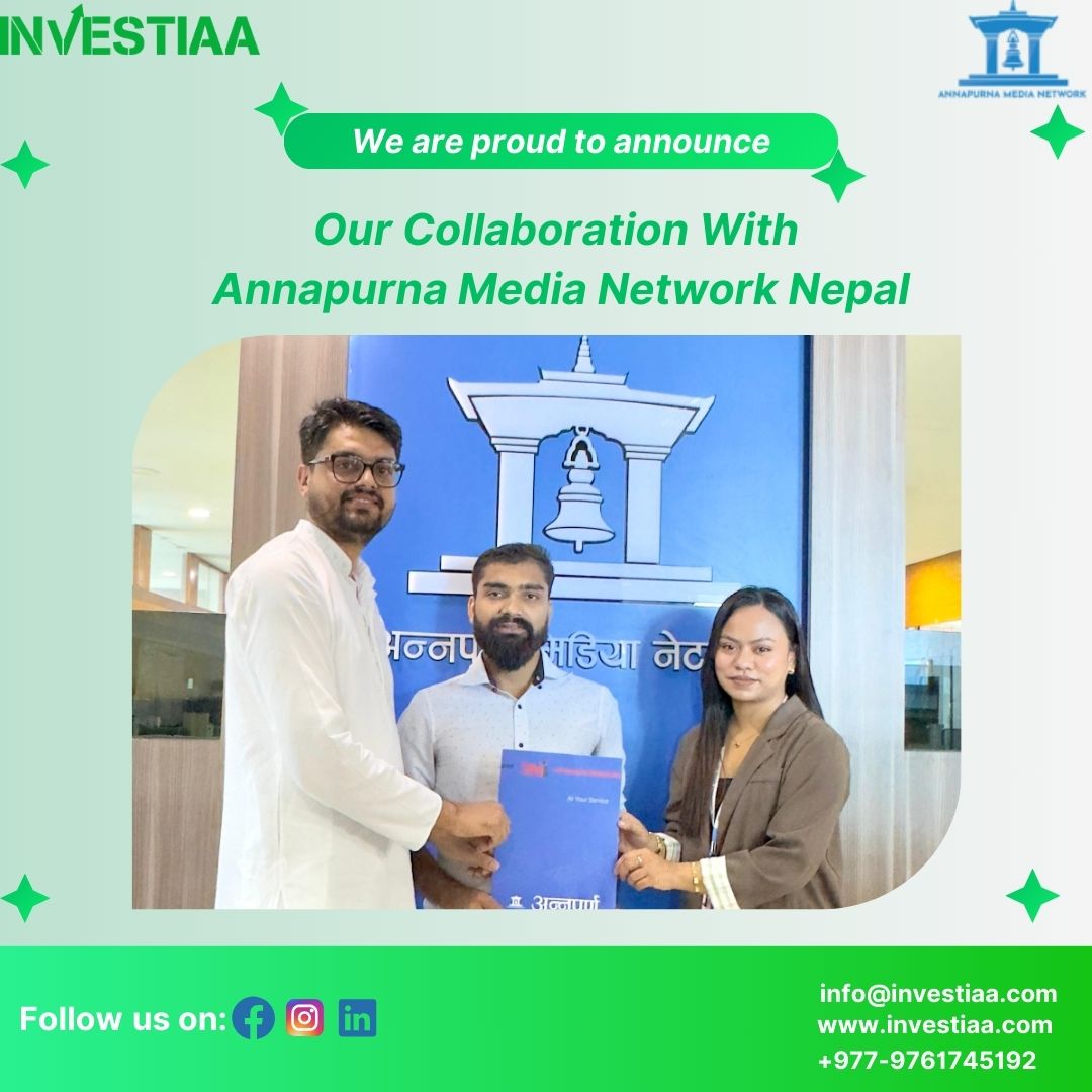 MoU signing between Annapurna Media Network and Investiaa to foster Startups.